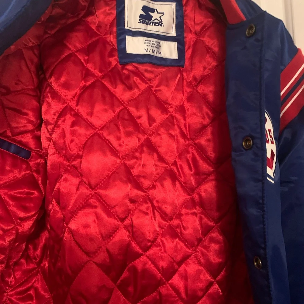 STARTER Chicago‎ Cubs Satin Bomber